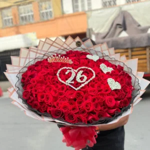 Bouquet de rosas gigante